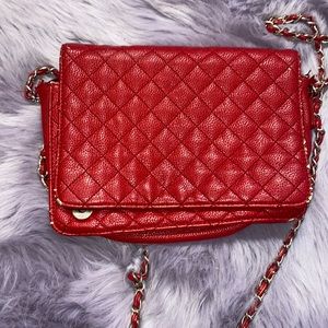 red Forever 21 cross bag